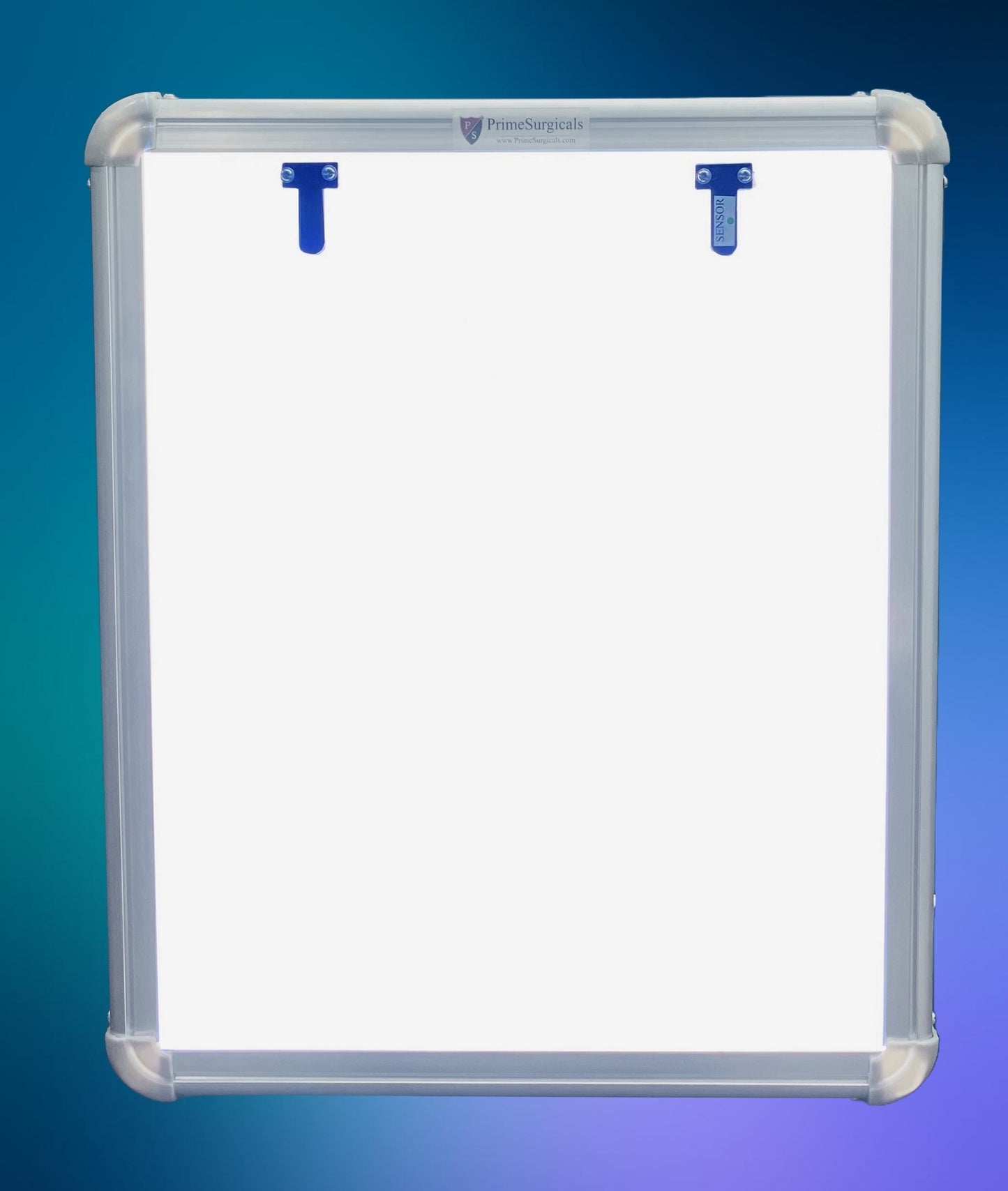 LED X-ray Viewer box - with Auto Sensor - with Dimmer - Silver Frame Single Film