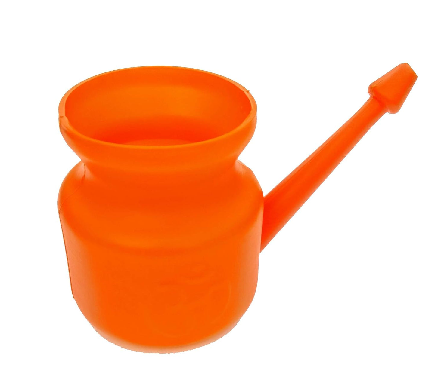 Plastic Jal Neti, Om Printed, 450ml (Orange) with Neti Salt Sachets