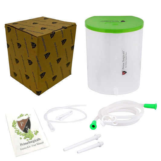 Enema PVC can/Kit for Home use with user Manual