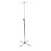 IV Saline Stand Max Height 6.5 Feet- MS Chrome Plated