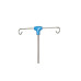 IV Saline Stand Max Height 6.5 Feet- MS Chrome Plated