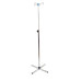 IV Saline Stand Max Height 6.5 Feet- MS Chrome Plated