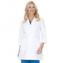 Woman Doctor's 3/4 Sleeve Lab Apron - PolyCotton